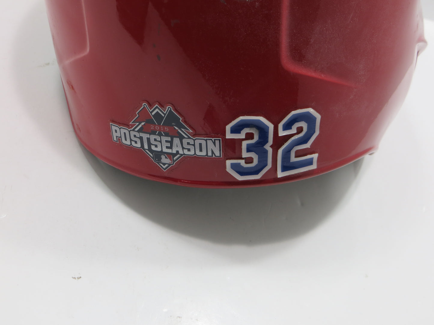 JOSH HAMILTON TEXAS RANGERS SIGNED GAME USED F/S BATTING HELMET JSA MLB