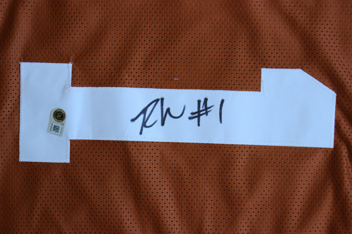 RYAN WINGO TEXAS UT LONGHORNS SIGNED BURNT ORANGE JERSEY BAS COA