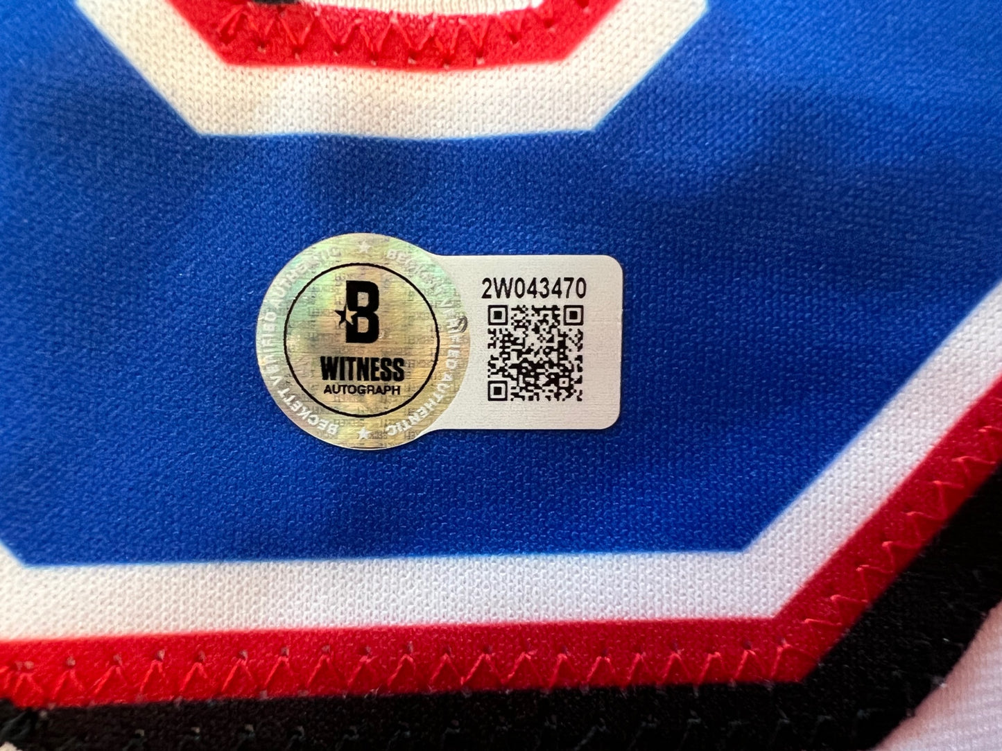 IAN KINSLER TEXAS RANGERS SIGNED WHITE JERSEY BAS COA