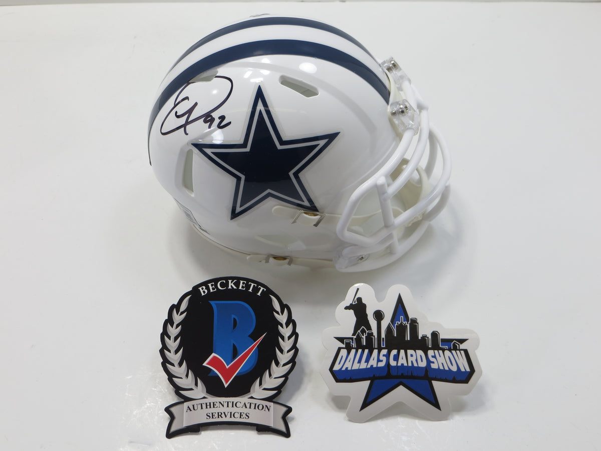 QUINNEN WILLIAMS DALLAS COWBOYS SIGNED Riddell ALT MINI HELMET BAS