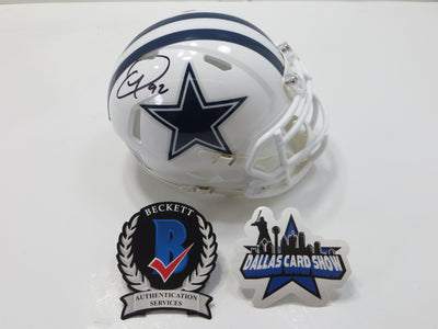 QUINNEN WILLIAMS DALLAS COWBOYS SIGNED Riddell ALT MINI HELMET BAS