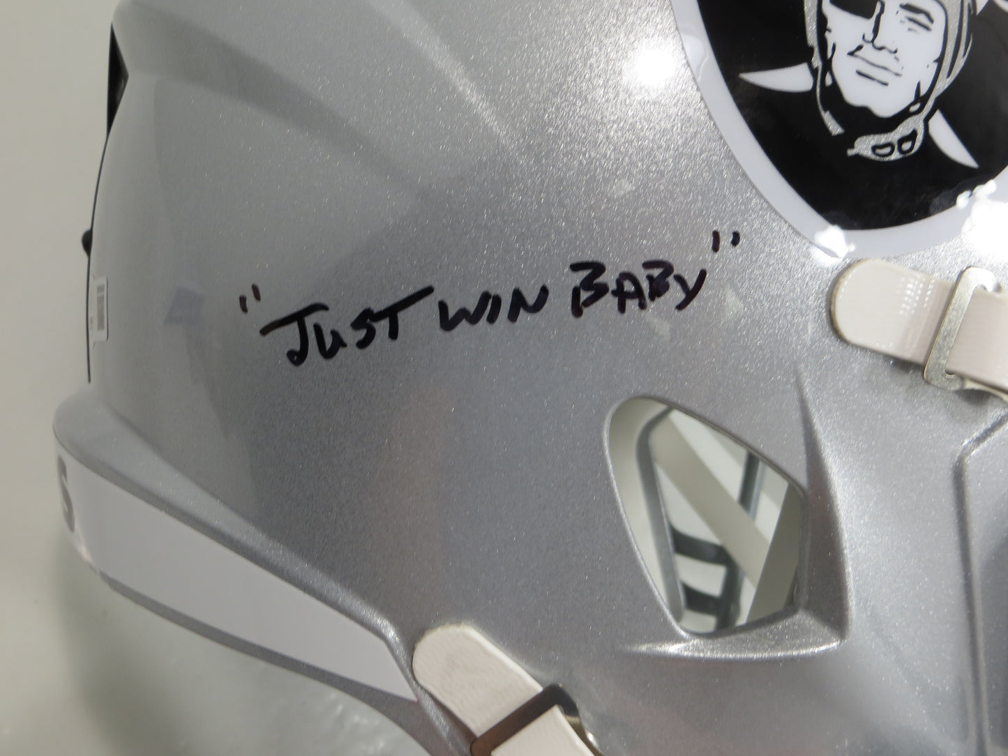 FRED BILETNIKOFF OAKLAND RAIDERS SIGNED RIDDELL FULL SIZE HELMET w/8 INSC BAS