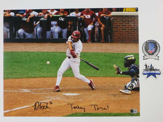 DAYTON TOCKEY OKLAHOMA OU SOONERS SIGNED 16x20 W/TockeyTime BAS