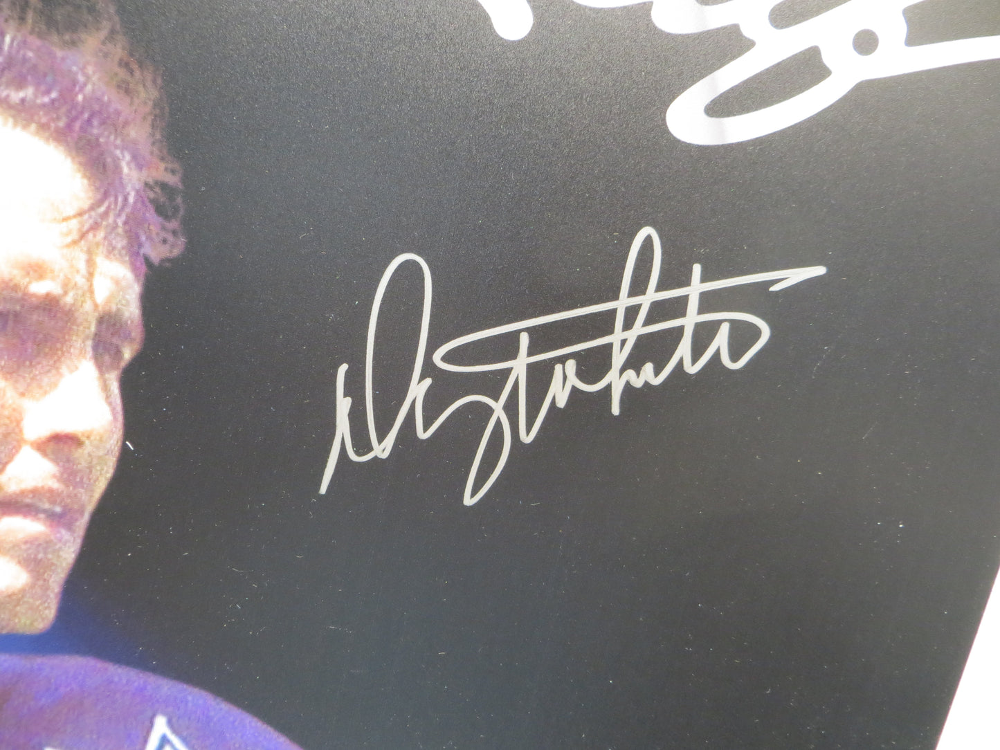 DANNY WHITE DALLAS COWBOYS SIGNED 24x36 Dallas Card Show FOAM BOARD BAS