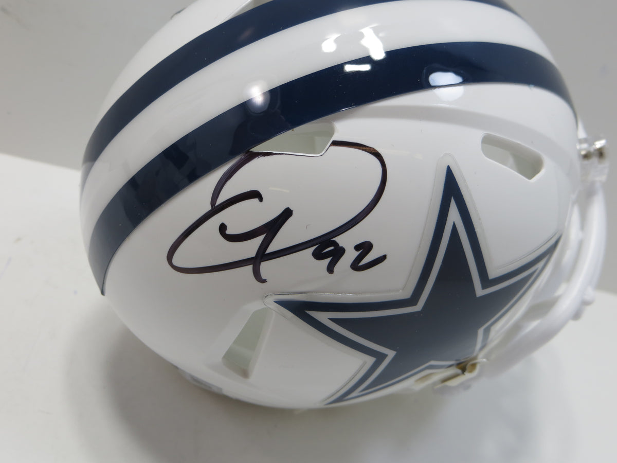 QUINNEN WILLIAMS DALLAS COWBOYS SIGNED Riddell ALT MINI HELMET BAS