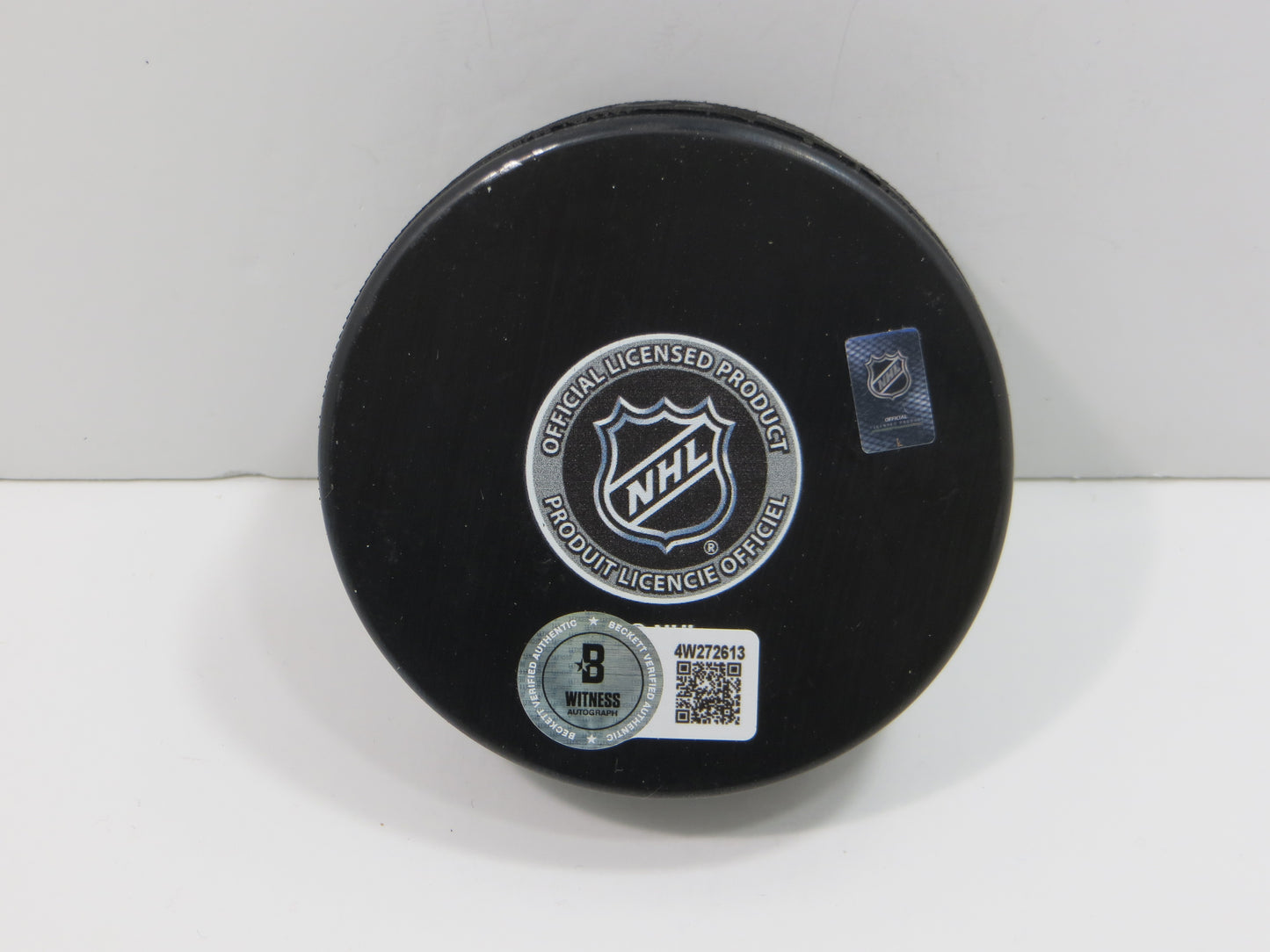 MIKE MODANO DALLAS STARS SIGNED HOCKEY PUCK Minn North Stars Red Wings BAS
