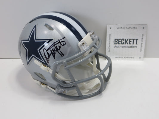 DANNY WHITE SIGNED DALLAS COWBOYS MINI HELMET ARIZONA STATE BAS COA