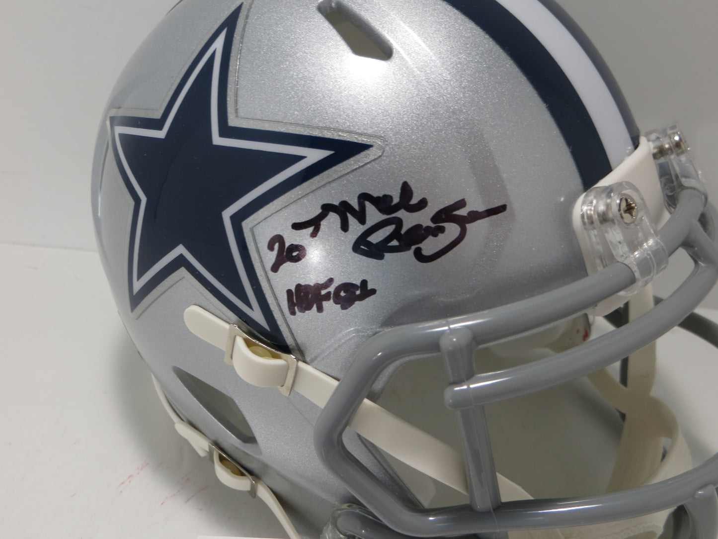 MEL RENFRO DALLAS COWBOYS SIGNED Mini Helmet w/HOF 06 JSA COA