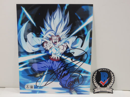 STEPHANIE NADOLNY SIGNED 8x10 PHOTO Dragon Ball Z Gohan w/INSC BAS COA
