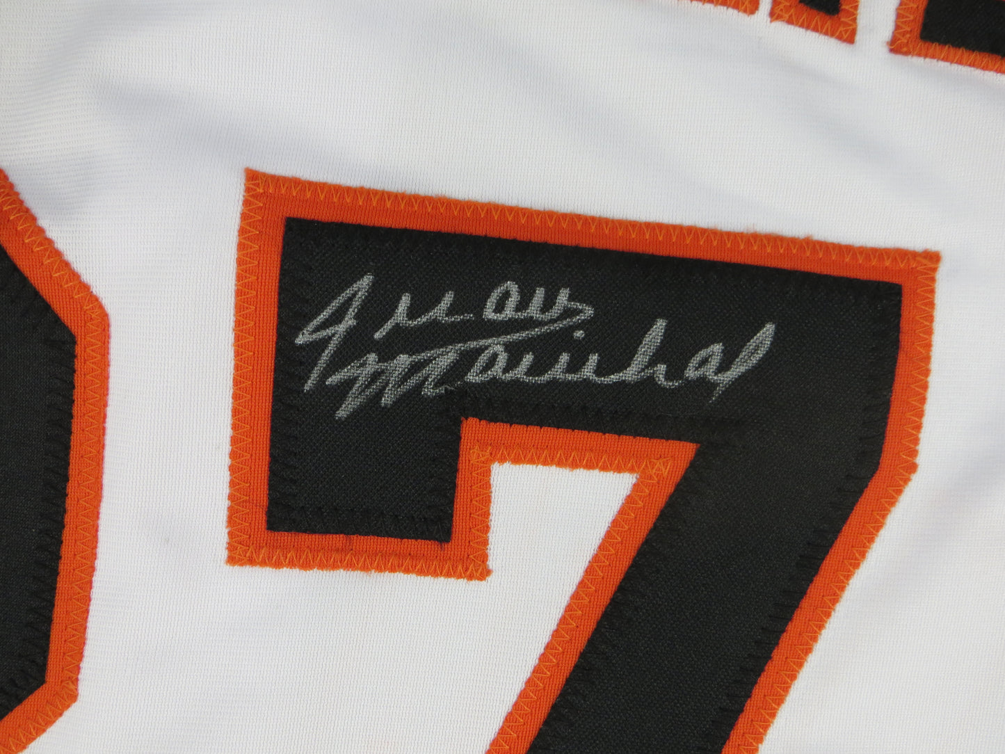 JUAN MARICHAL San Francisco Giants SIGNED JERSEY Dominican Republic JSA COA