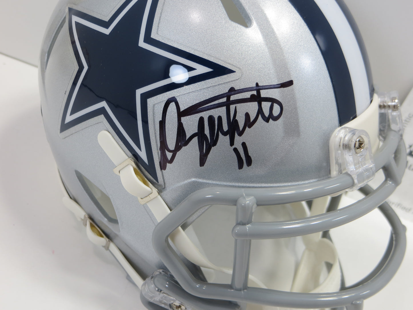 DANNY WHITE SIGNED DALLAS COWBOYS MINI HELMET ARIZONA STATE BAS COA