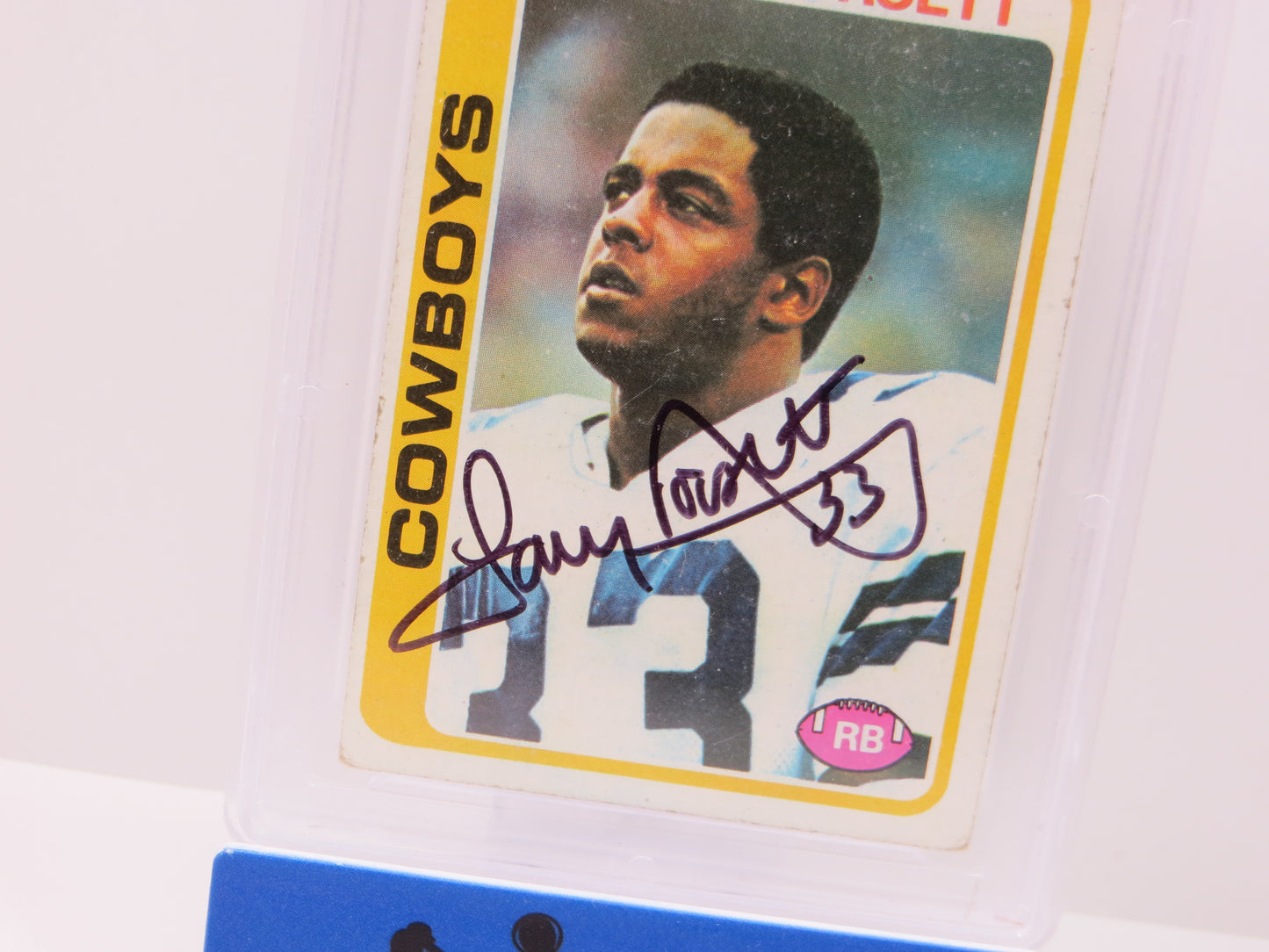 TONY DORSETT SIGNED 1978 TOPPS Football Card #315 JSA SLAB Authentic AUTO
