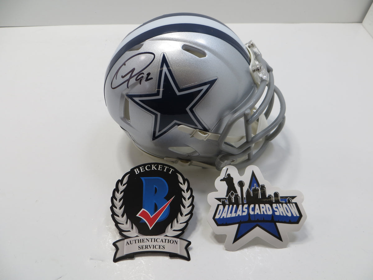 QUINNEN WILLIAMS DALLAS COWBOYS SIGNED Riddell MINI HELMET Alabama BAS