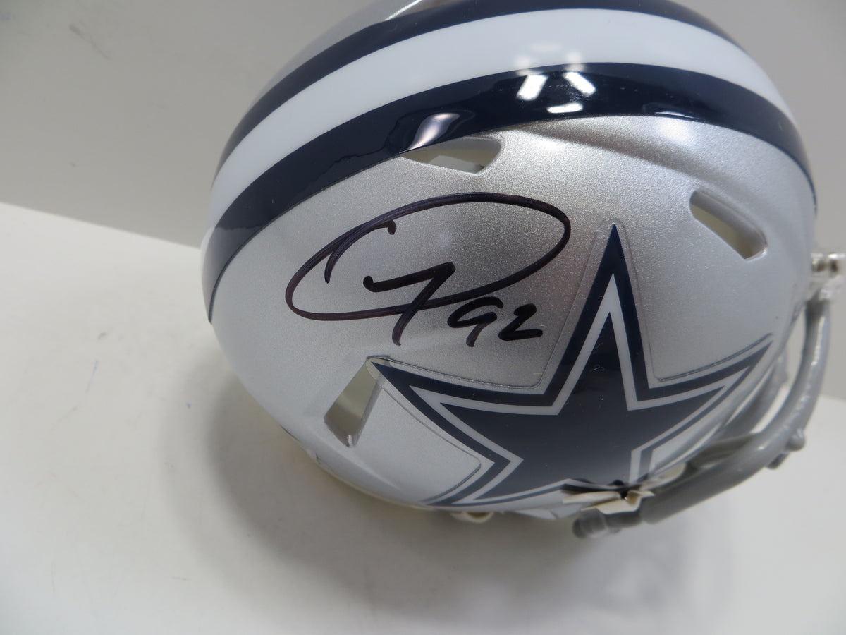 QUINNEN WILLIAMS DALLAS COWBOYS SIGNED Riddell MINI HELMET Alabama BAS
