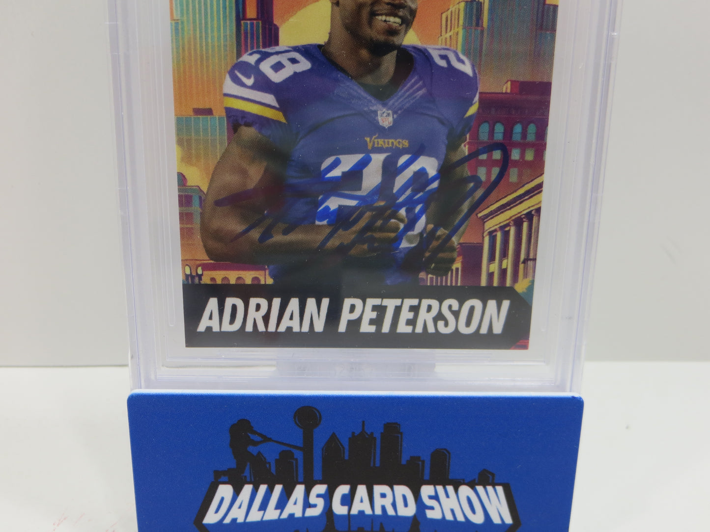 2025 MARCH DALLAS CARD SHOW SERIES 7 ADRIAN PETERSON BAS AUTO