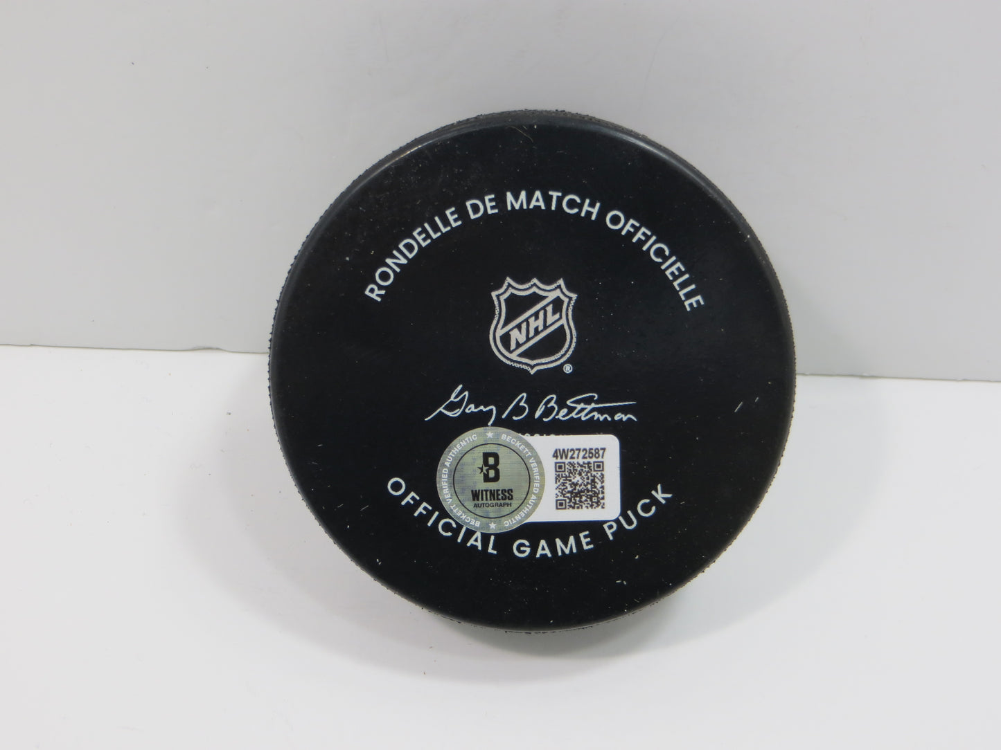 MIKE MODANO DALLAS STARS SIGNED AUTHENTIC OFFICIAL HOCKEY PUCK BAS COA