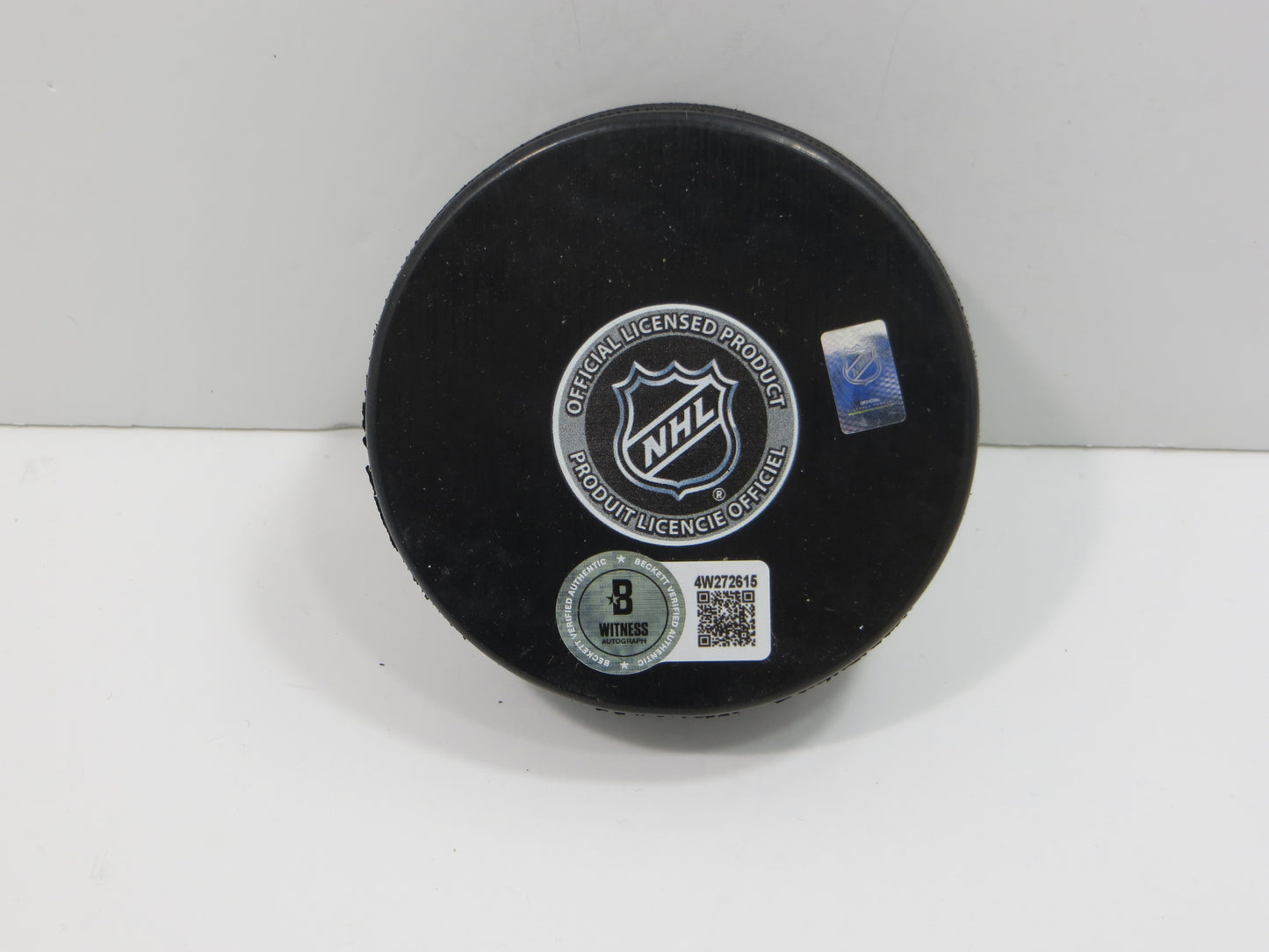 MIKE MODANO DALLAS STARS SIGNED HOCKEY PUCK Minn North Stars Red Wings BAS