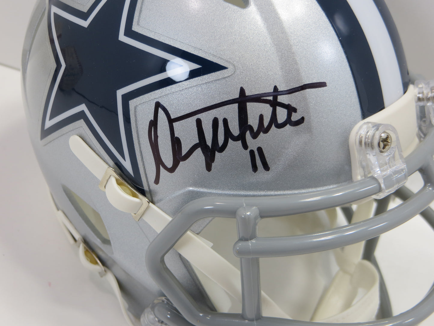 DANNY WHITE SIGNED DALLAS COWBOYS MINI HELMET ARIZONA STATE BAS COA