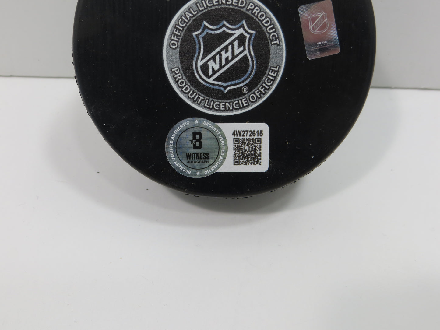MIKE MODANO DALLAS STARS SIGNED HOCKEY PUCK Minn North Stars Red Wings BAS