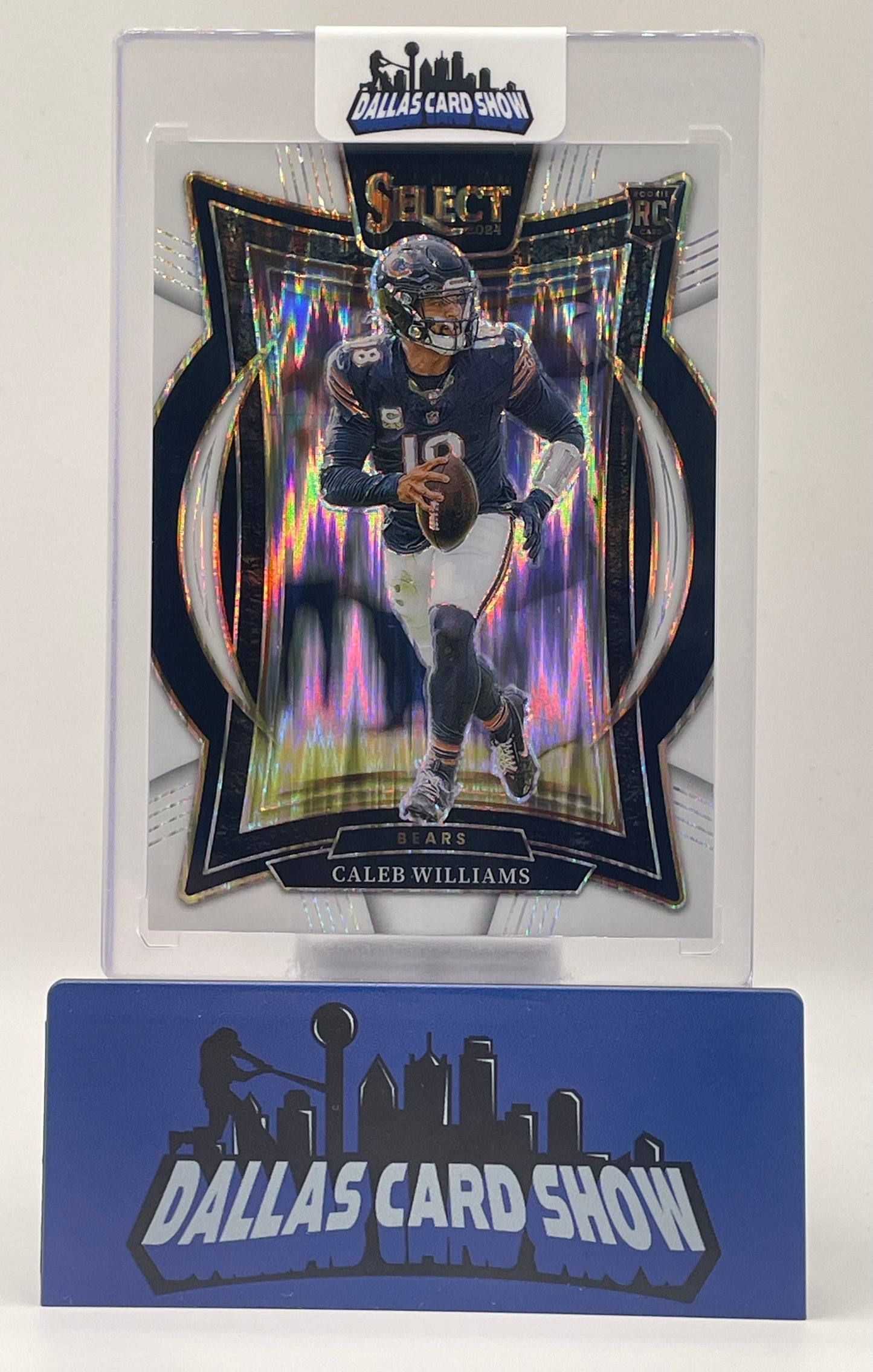 2024 Panini Slect #25 Caleb Williams Concourse White Shock Rookie RC /199
