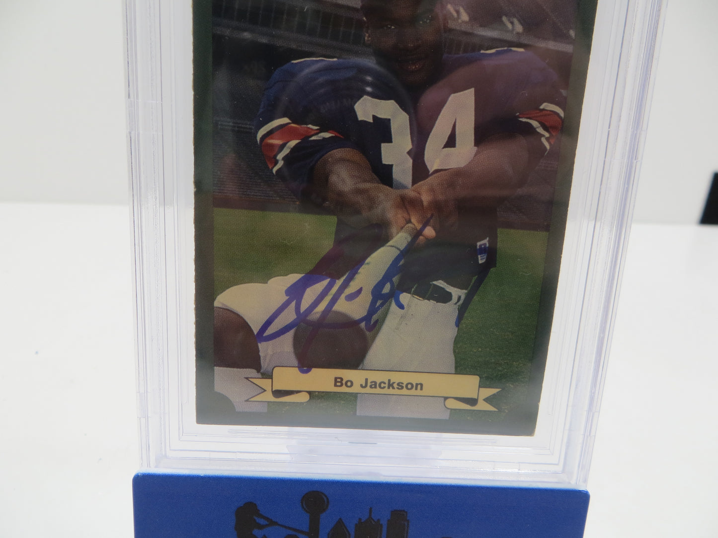 BO JACKSON SIGNED 1987 CLASSIC GAME #15 ROYALS AUBURN BGS BAS SLAB AUTO 10