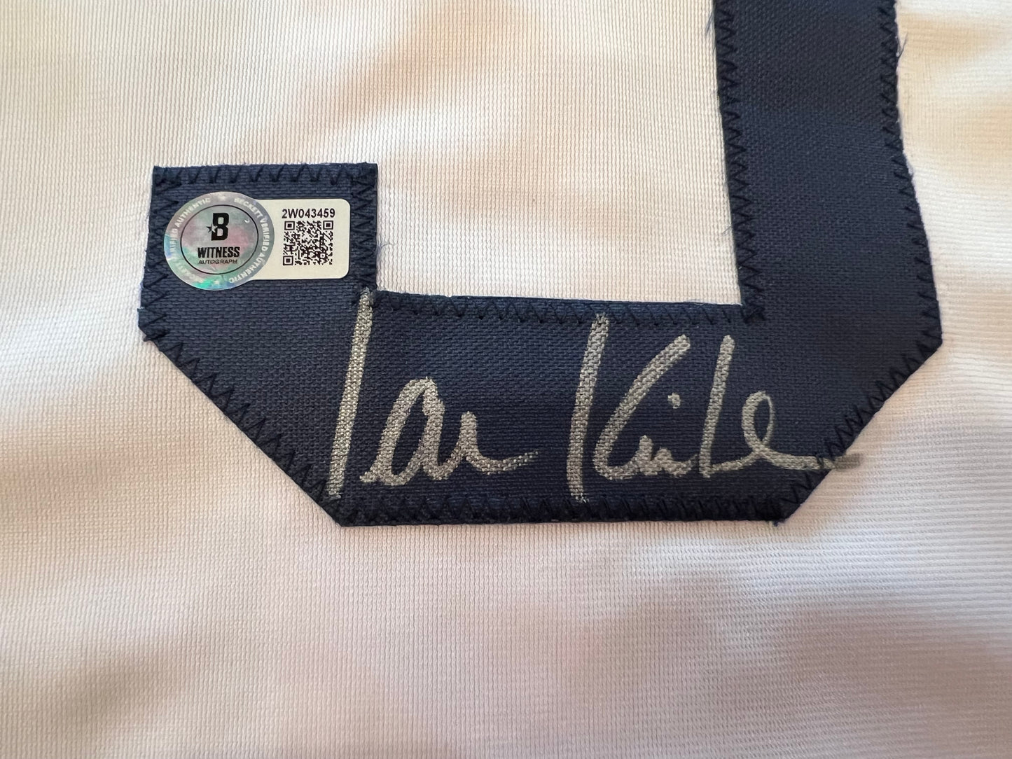 IAN KINSLER DETROIT TIGERS SIGNED JERSEY w/Go Tigers BAS COA