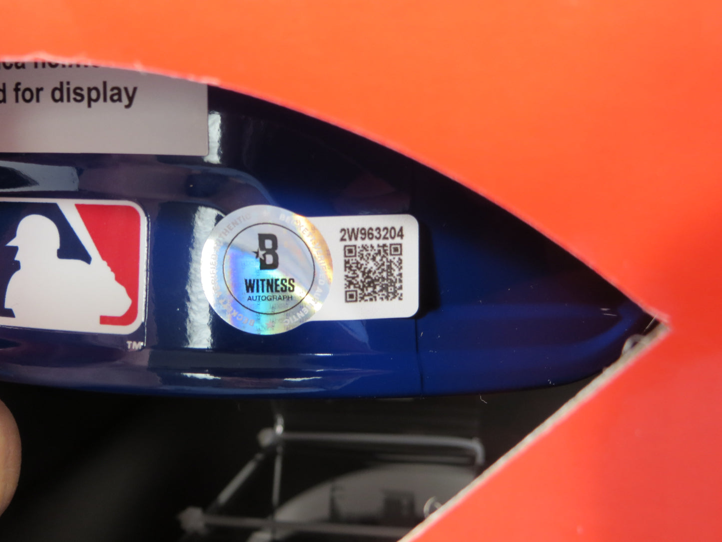 SEBASTIAN WALCOTT SIGNED Full Sig TEXAS RANGERS FULL SIZE BATTING HELMET BAS