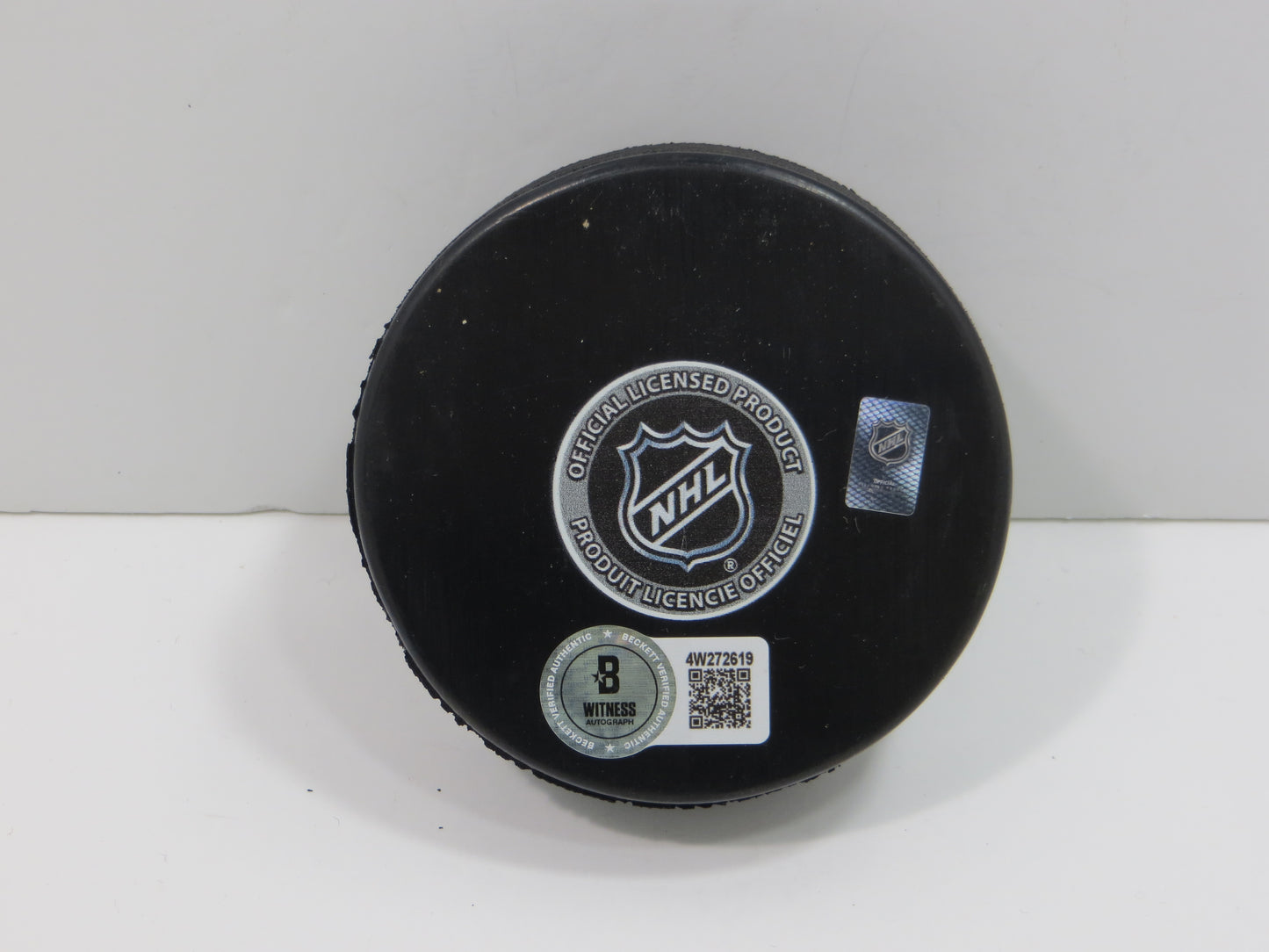 MIKE MODANO DALLAS STARS SIGNED HOCKEY PUCK Minn North Stars Red Wings BAS
