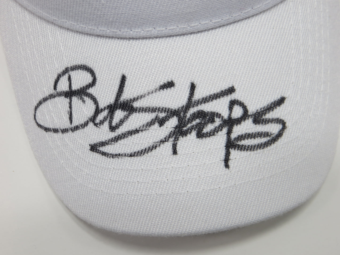 BOB STOOPS OKLAHOMA OU SOONERS SIGNED Sideline VISOR BAS COA