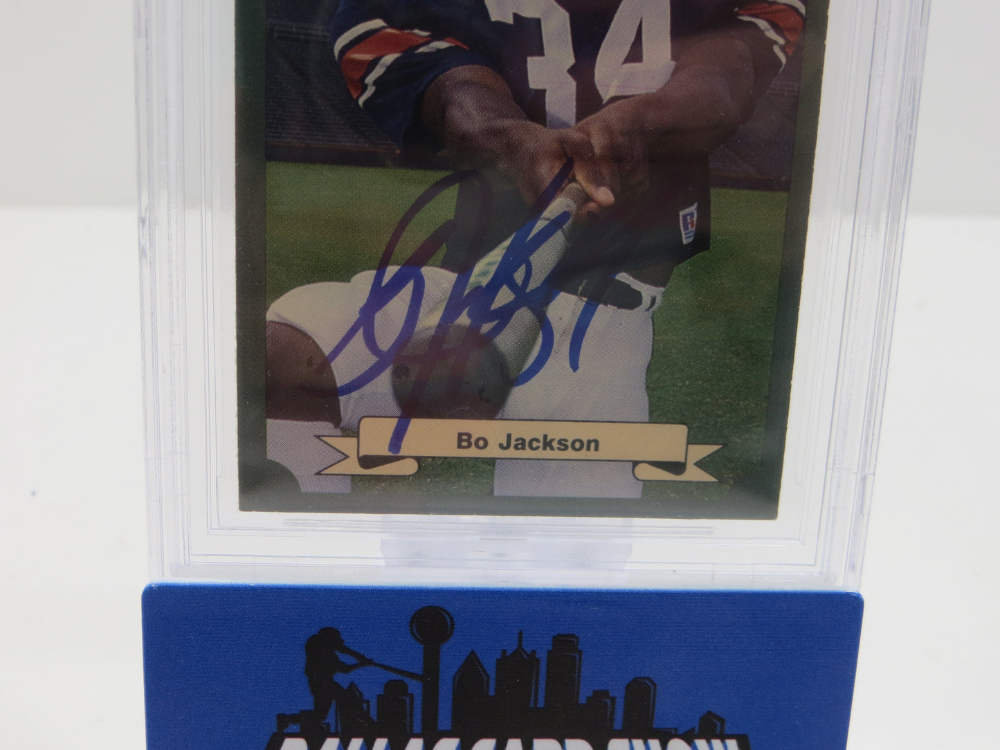 BO JACKSON SIGNED 1987 CLASSIC GAME #15 ROYALS AUBURN BGS BAS SLAB AUTO 10