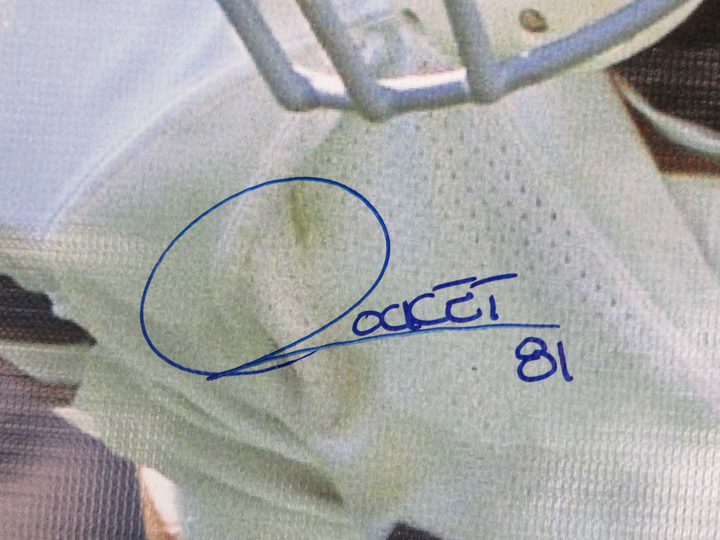 ROCKET ISMAIL SIGNED Dallas Cowboys Dallas Card Show 36x60 VINYL BANNER BAS COA