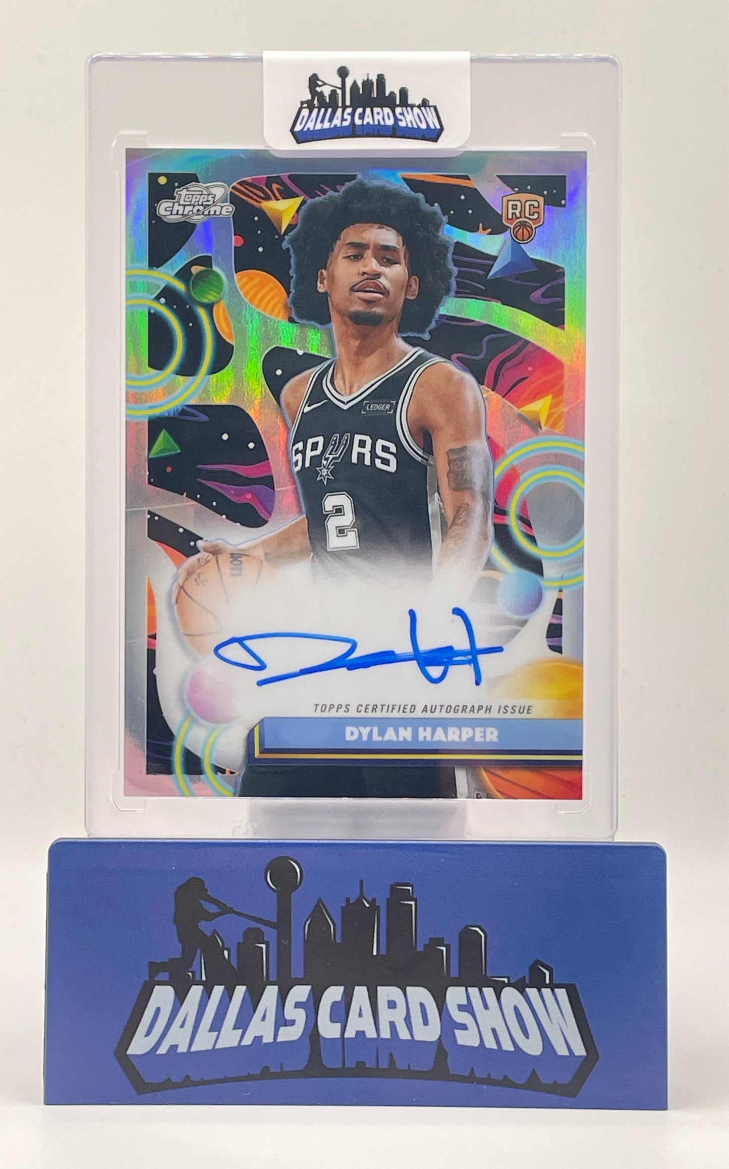 2026 Topps Chrome Cosmic #CCA-DH Dylan Harper Variation Cosmic Chrome Autograph