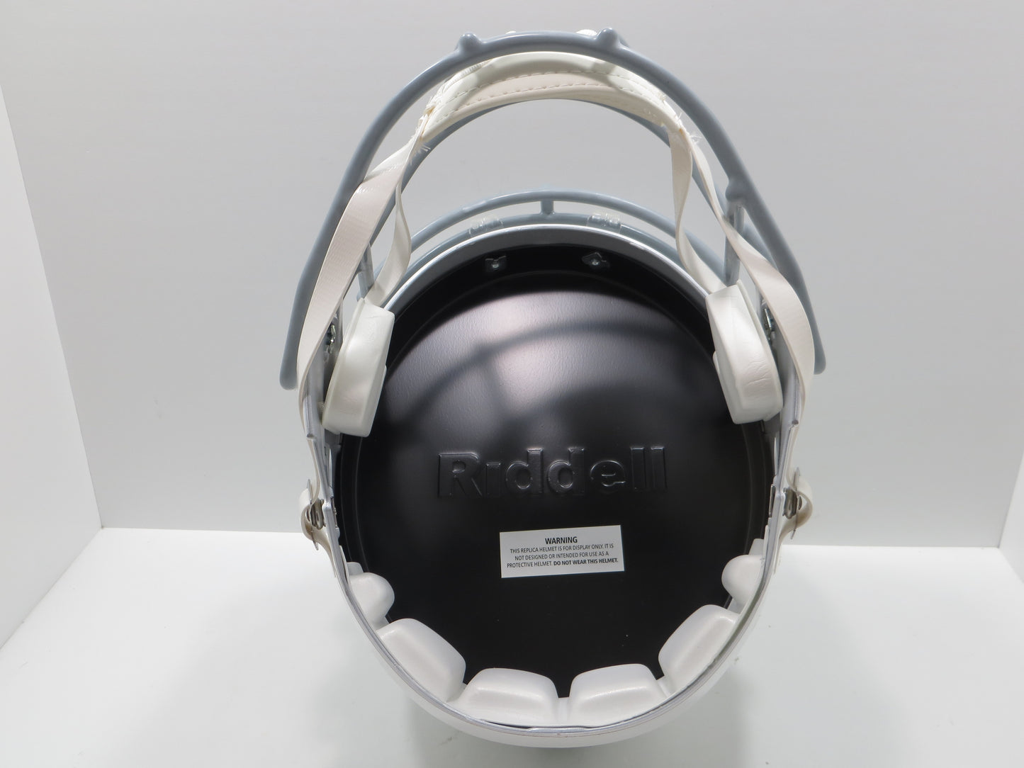 JOE GREENE NORTH TEXAS MEAN GREEN SIGNED FULL SIZE White HELMET w/CHOF 84 JSA