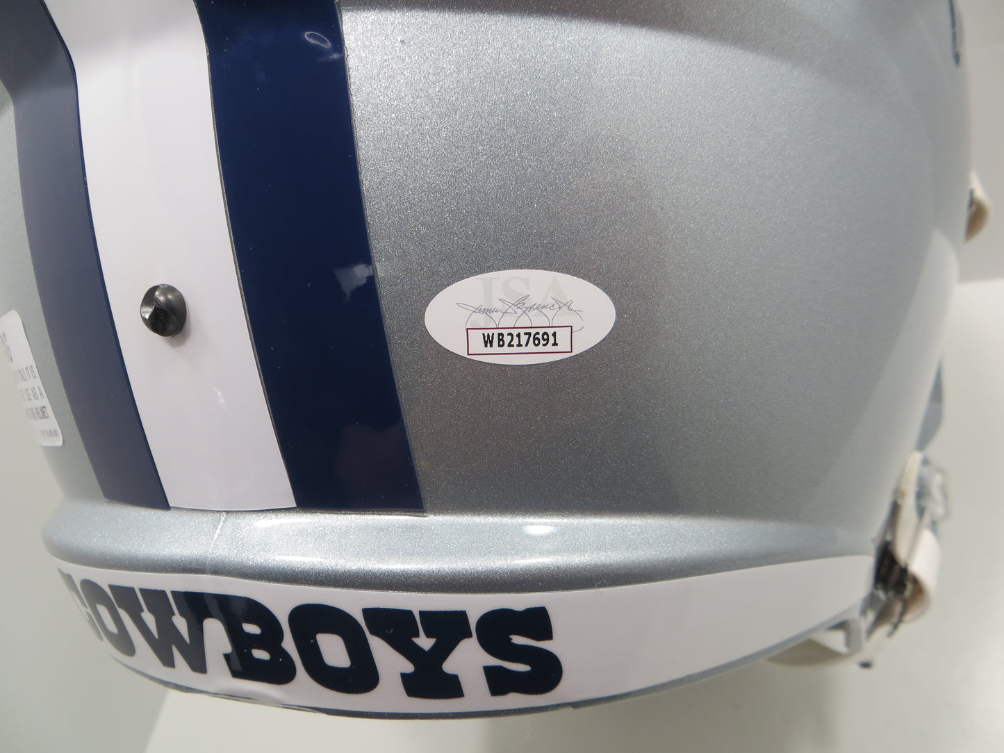 EVERSON WALLS SIGNED DALLAS COWBOYS RIDDELL F/S HELMET w/INSCs JSA COA