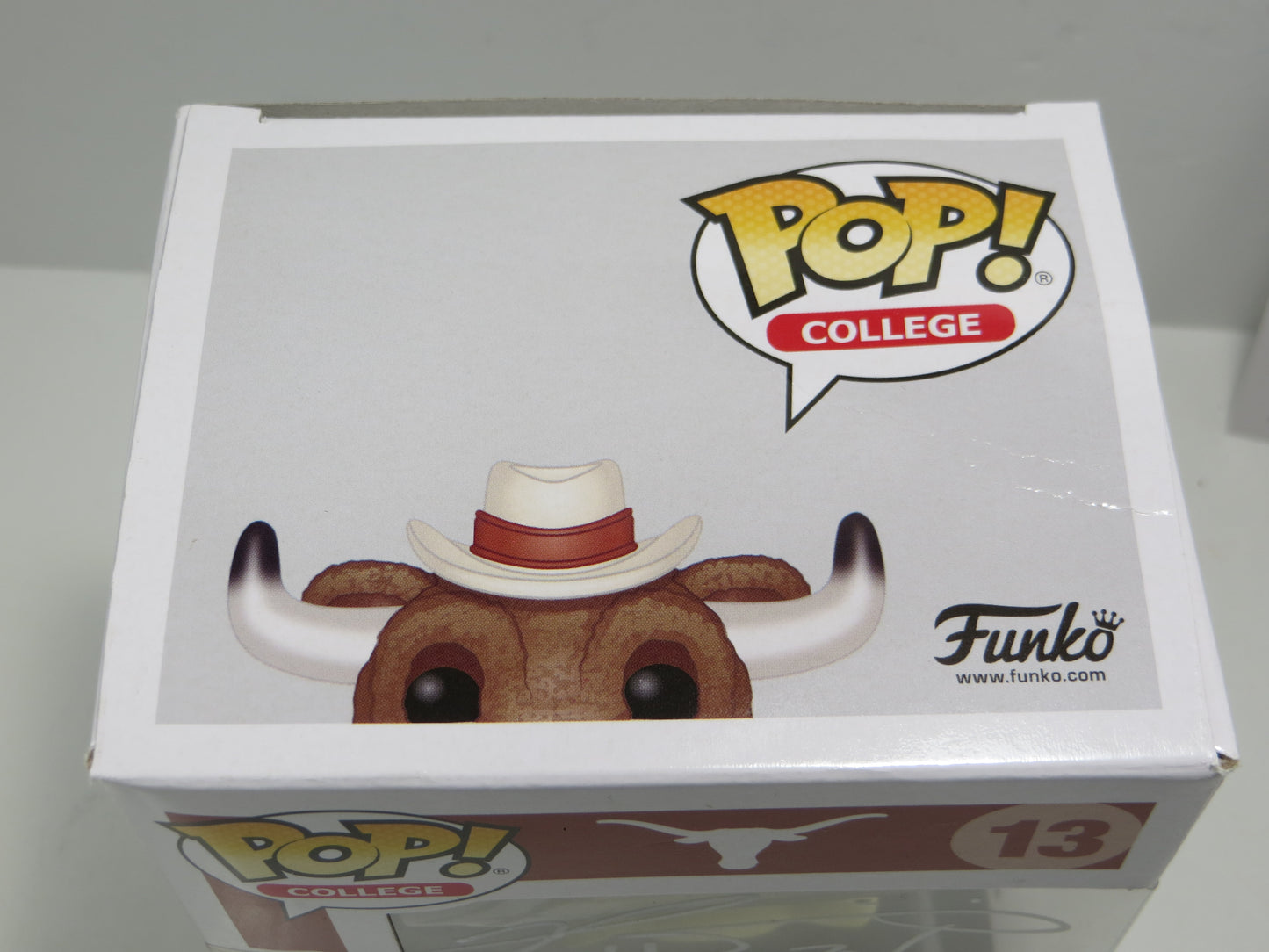RICKY WILLIAMS SIGNED BEVO Hook 'Em #13 FUNKO POP BAS JSA COA