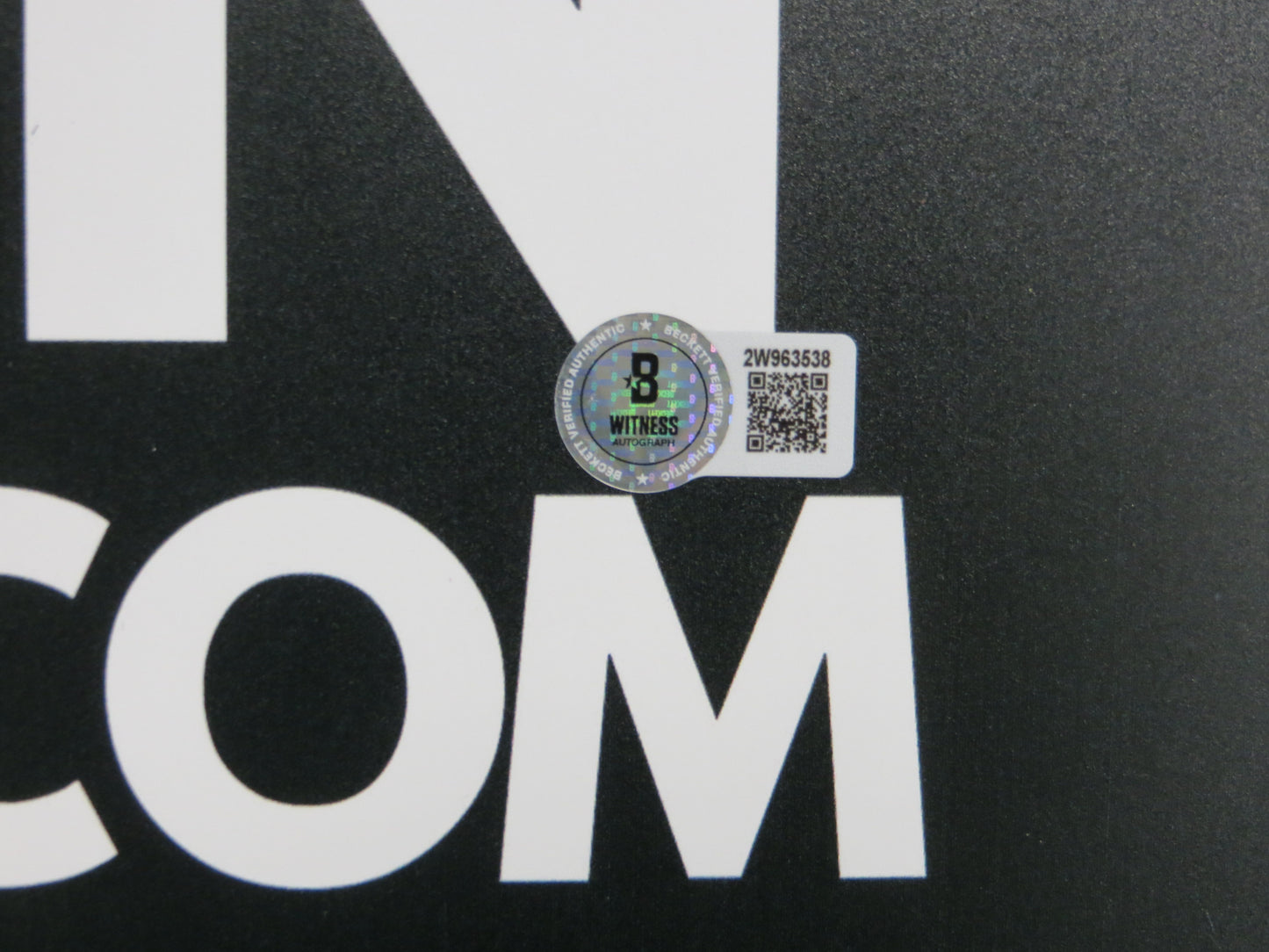 ROD WOODSON STEELERS RAIDERS SIGNED 24x36 Dallas Card Show FOAM BOARD BAS