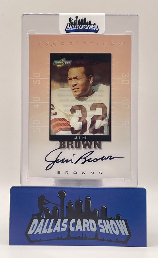 1999 Score #JB-32 Jim Brown Inscriptions Autograph