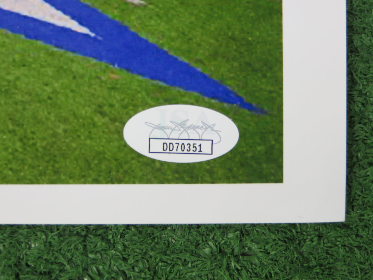 KEVIN WILLIAMS & LINCOLN COLEMAN COWBOYS SIGNED Texas Stadium Field PHOTO JSA