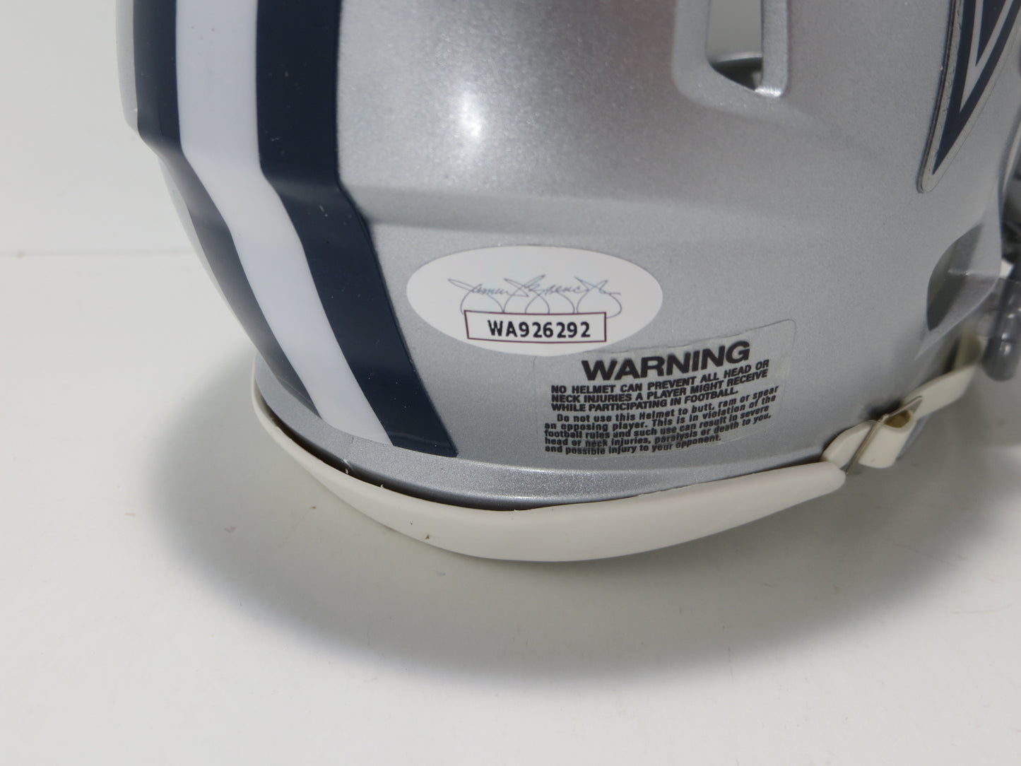 MEL RENFRO DALLAS COWBOYS SIGNED Mini Helmet w/HOF 06 JSA COA