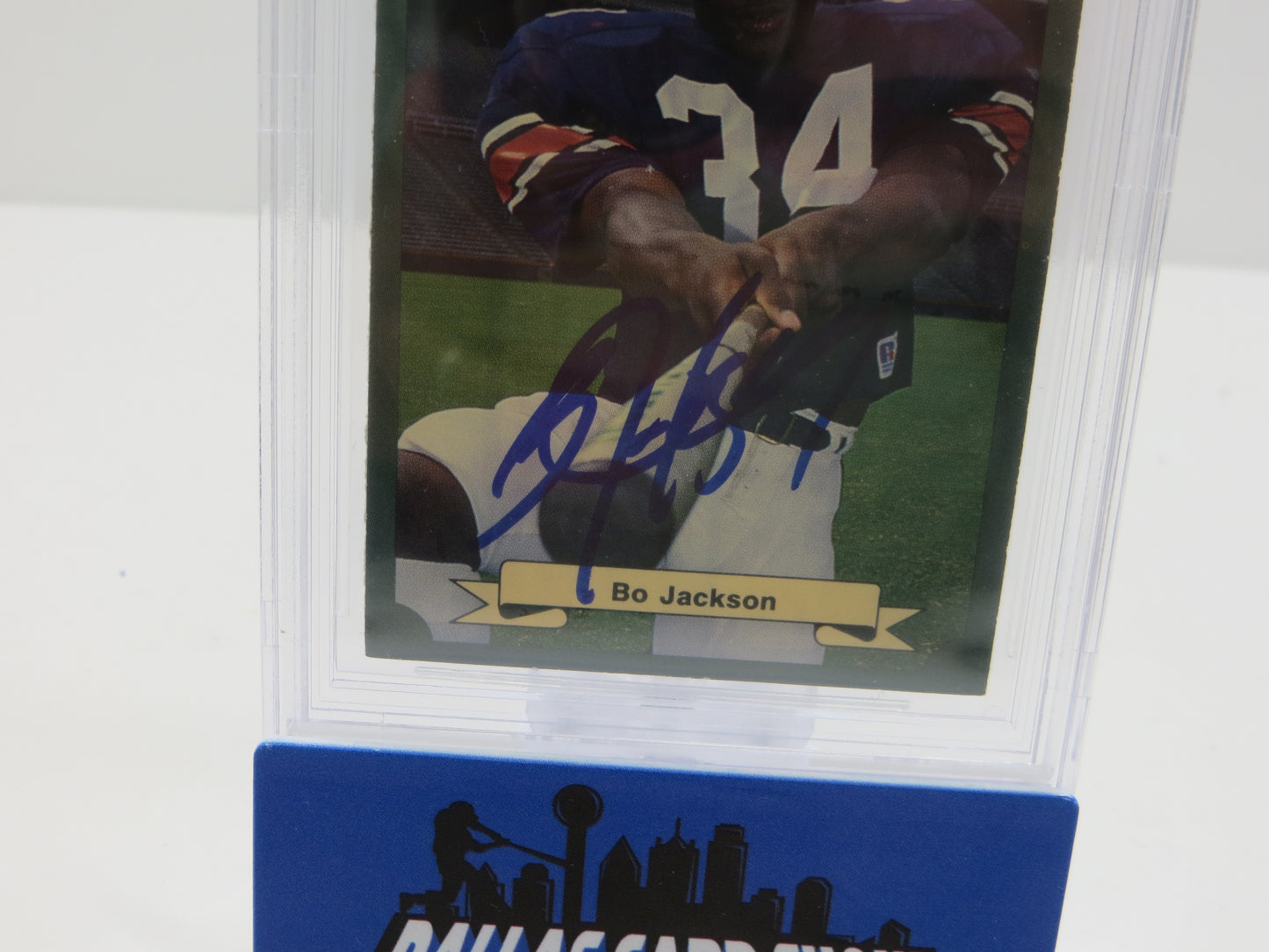 BO JACKSON SIGNED 1987 CLASSIC GAME #15 ROYALS AUBURN BGS BAS SLAB AUTO 10