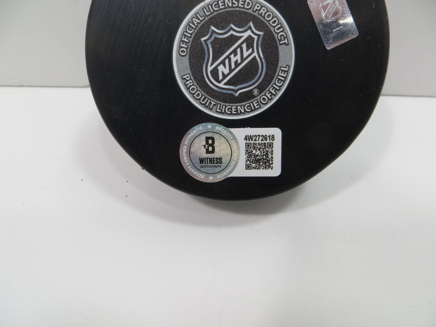 MIKE MODANO DALLAS STARS SIGNED HOCKEY PUCK Minn North Stars Red Wings BAS