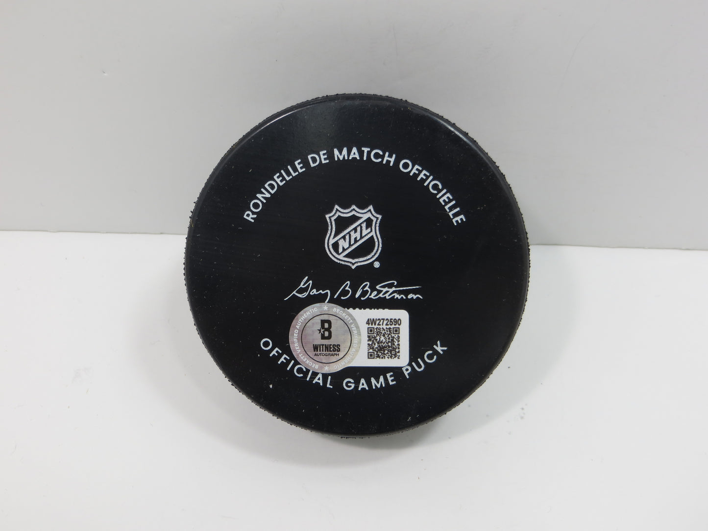 MIKE MODANO DALLAS STARS SIGNED AUTHENTIC OFFICIAL HOCKEY PUCK BAS COA