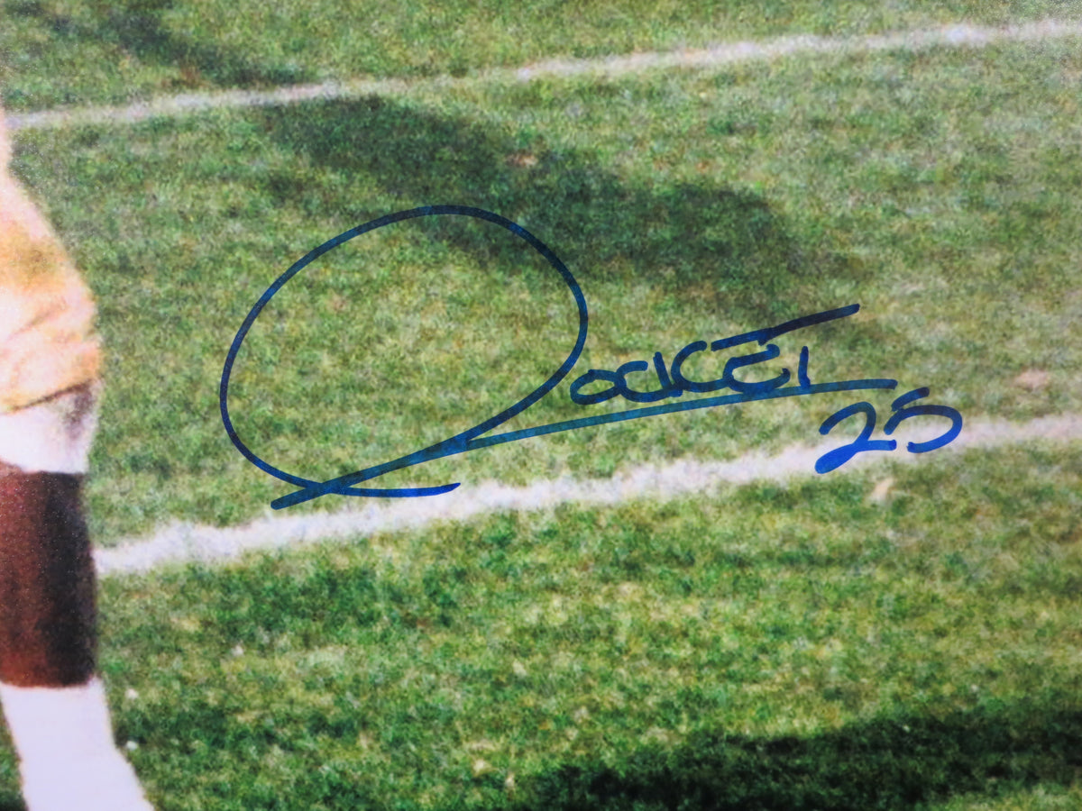 ROCKET ISMAIL NOTRE DAME SIGNED Touchdown 16x20 BAS