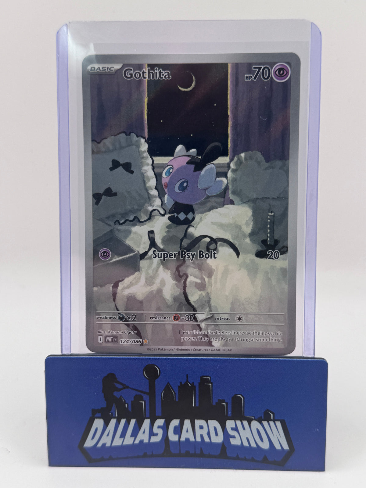 2025 Pokemon - Gothita (Illustration Rare) - 124/086 White Flare NM