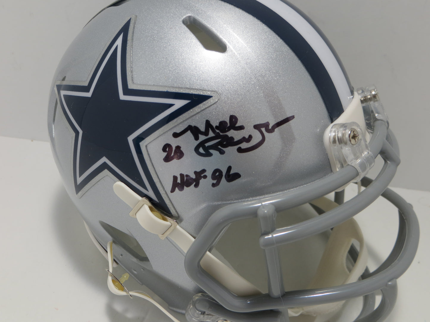 MEL RENFRO DALLAS COWBOYS SIGNED Mini Helmet w/HOF 06 JSA COA