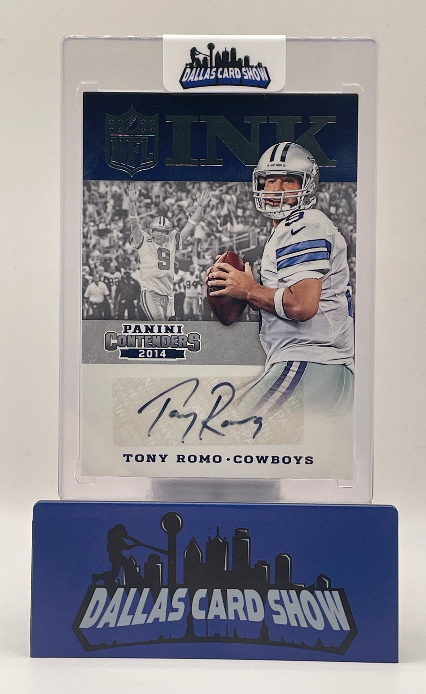 2014 Panini Contenders #NFL-TR Tony Romo NFL Ink Autograph