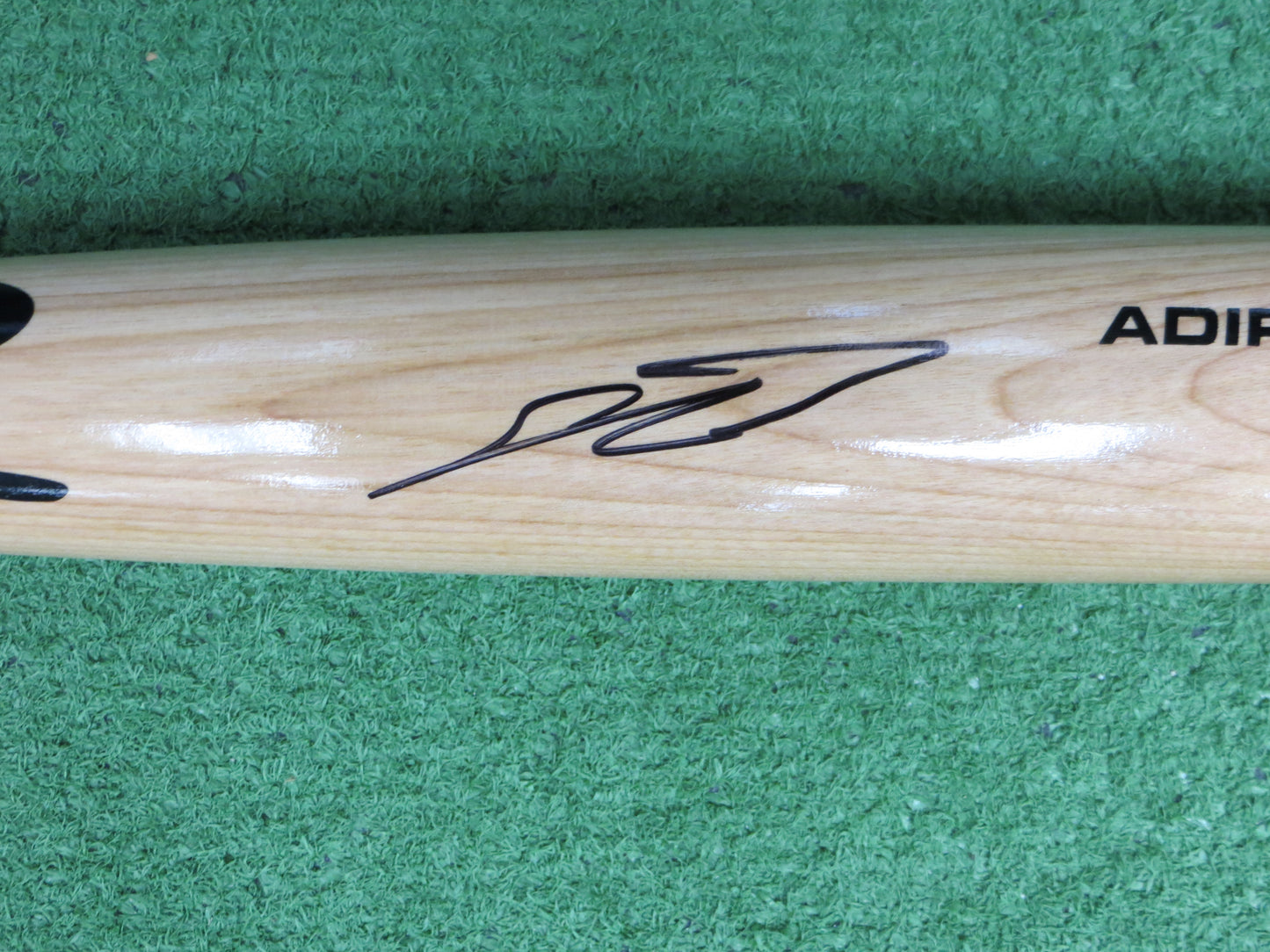 SEBASTIAN WALCOTT TEXAS RANGERS SIGNED BLONDE RAWLINGS BASEBALL BAT BAS