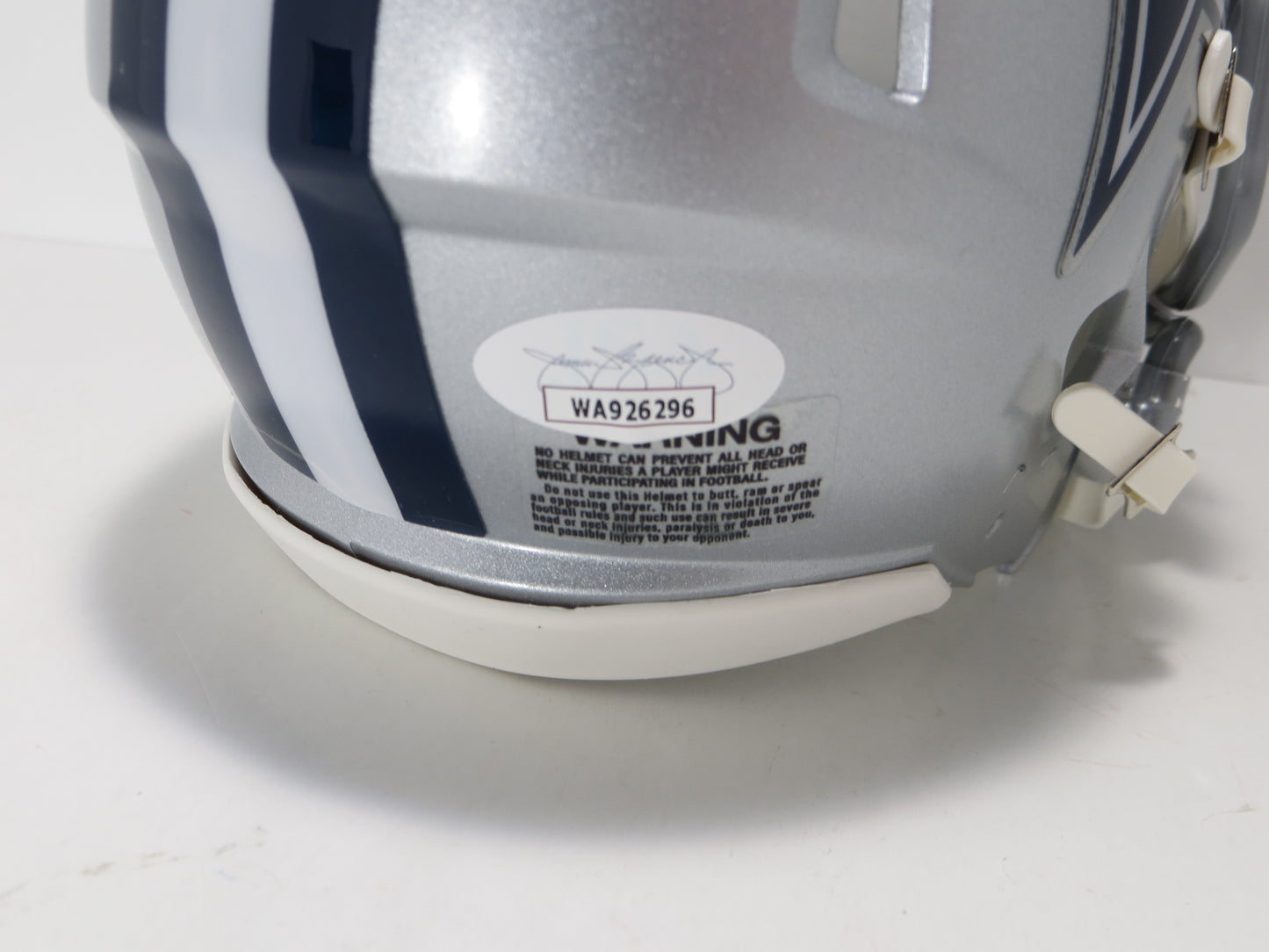 MEL RENFRO DALLAS COWBOYS SIGNED Mini Helmet w/HOF 06 JSA COA