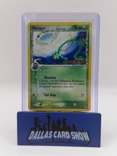 2006 Pokemon - Wooper (Rev. Holo) - 71/101 EX Dragon Frontiers DMG'd