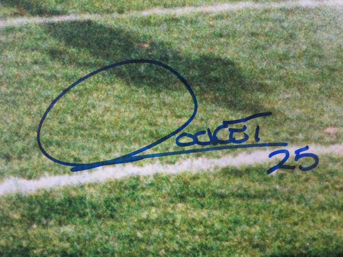 ROCKET ISMAIL NOTRE DAME SIGNED Touchdown 16x20 BAS